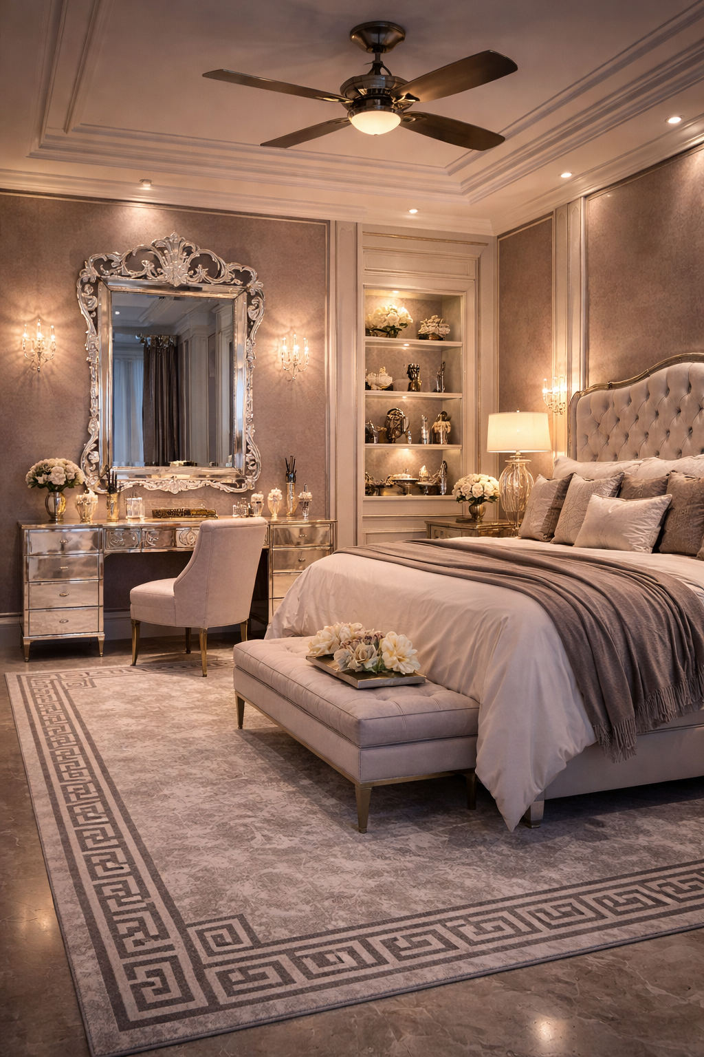 Rustic Floral Charm Mirror thumbnail